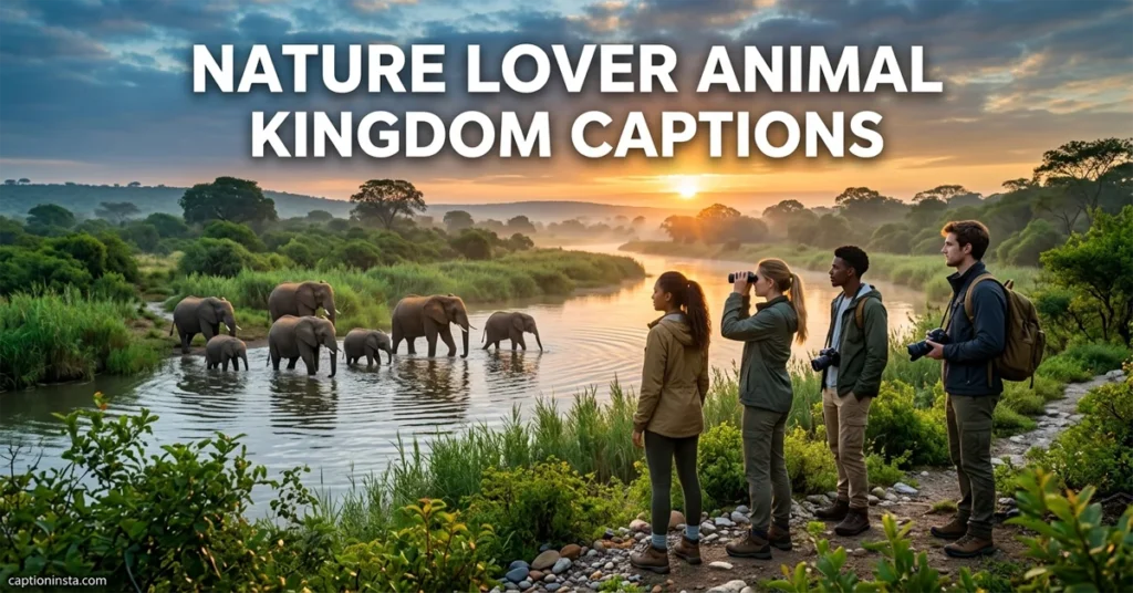 Nature Lover Animal Kingdom Captions 