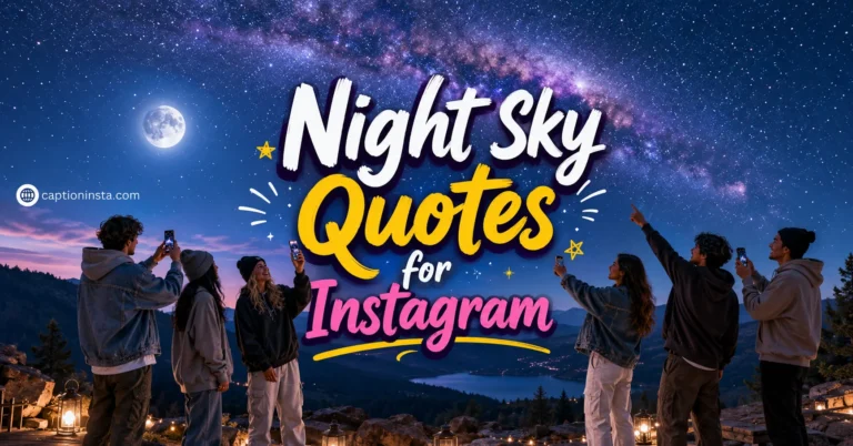 Night Sky Quotes for Instagram