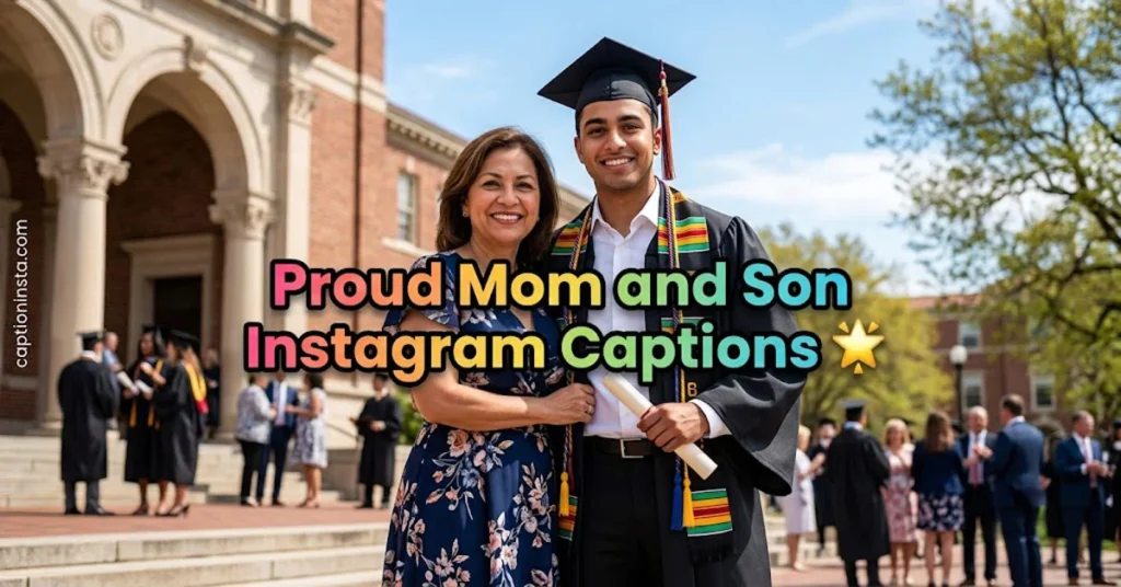 Proud Mom and Son Instagram Captions