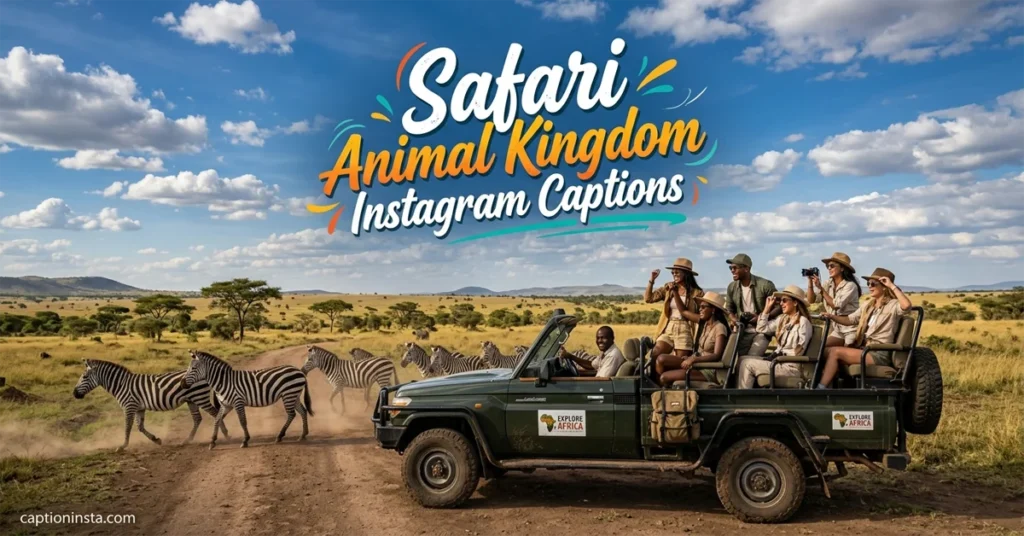 Safari Animal Kingdom Instagram Captions