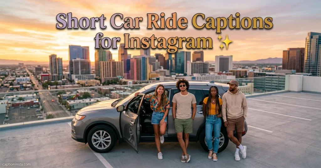 Short Car Ride Captions for Instagram