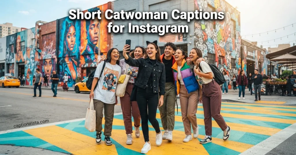Short Catwoman Captions for Instagram
