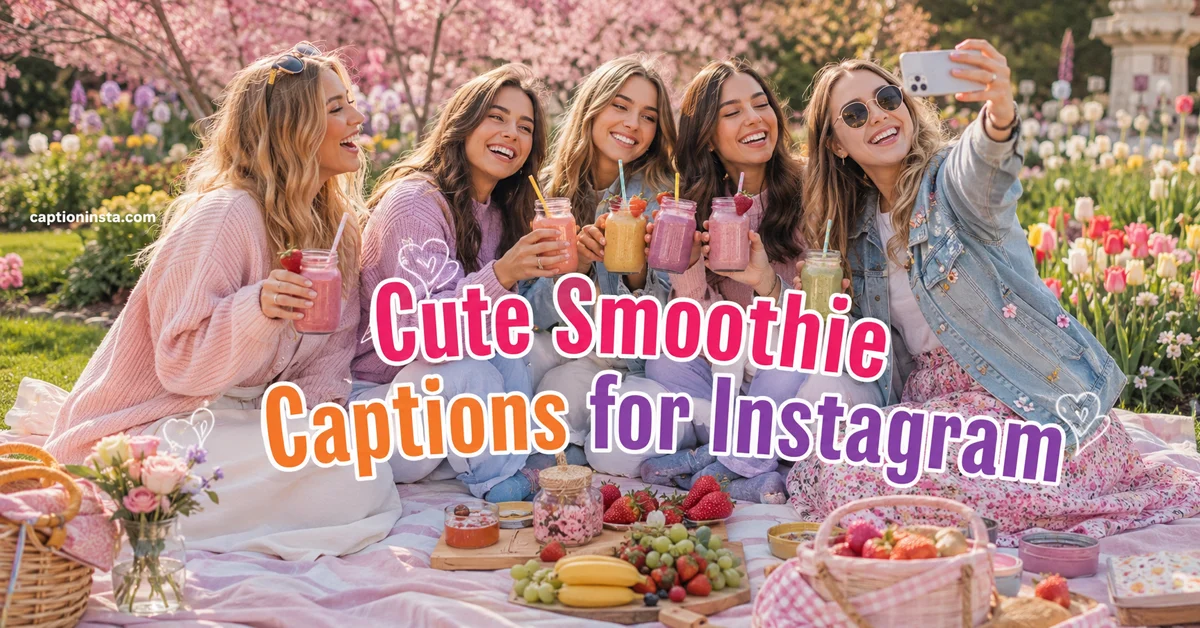 Smoothie Captions for Instagram