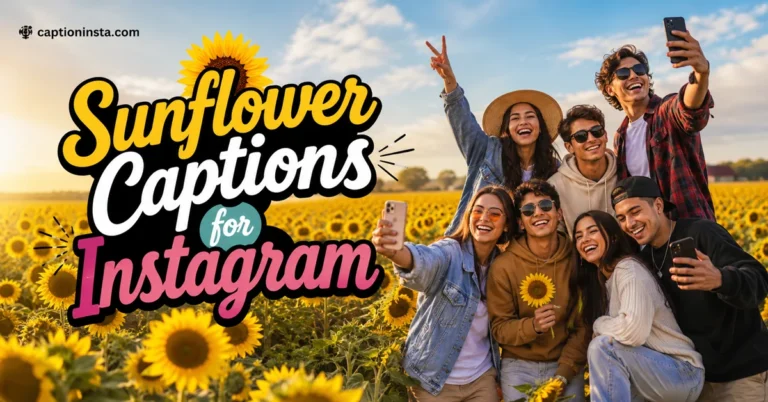 Sunflower Captions for Instagram