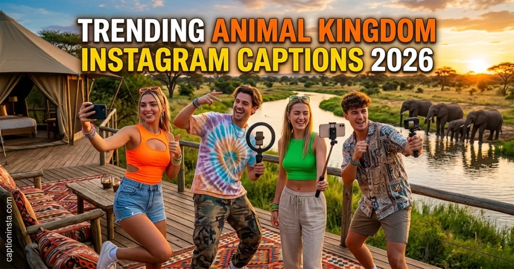 Trending Animal Kingdom Instagram Captions 2026