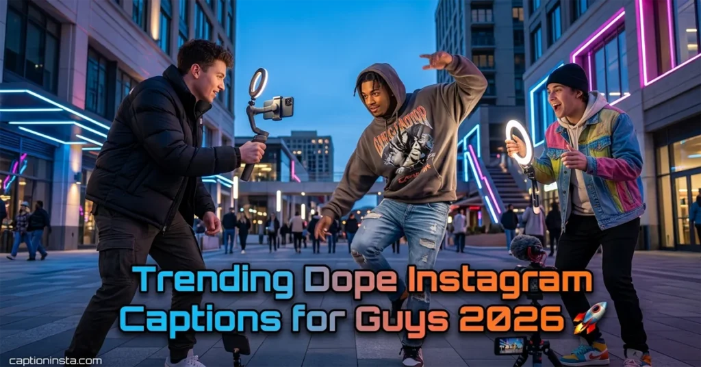 Trending Dope Instagram Captions for Guys 2026 