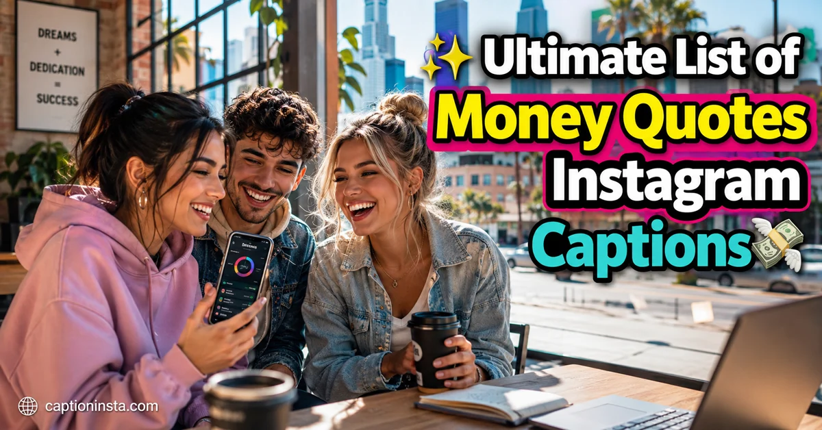 List of Money Quotes For Instagram Captions