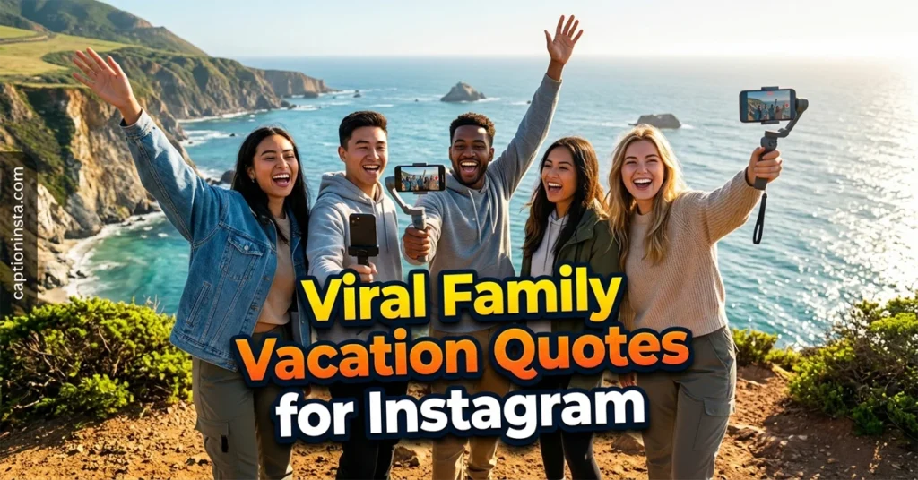 Viral Family Vacation Quotes for Instagram 