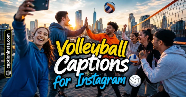 Volleyball Captions for Instagram