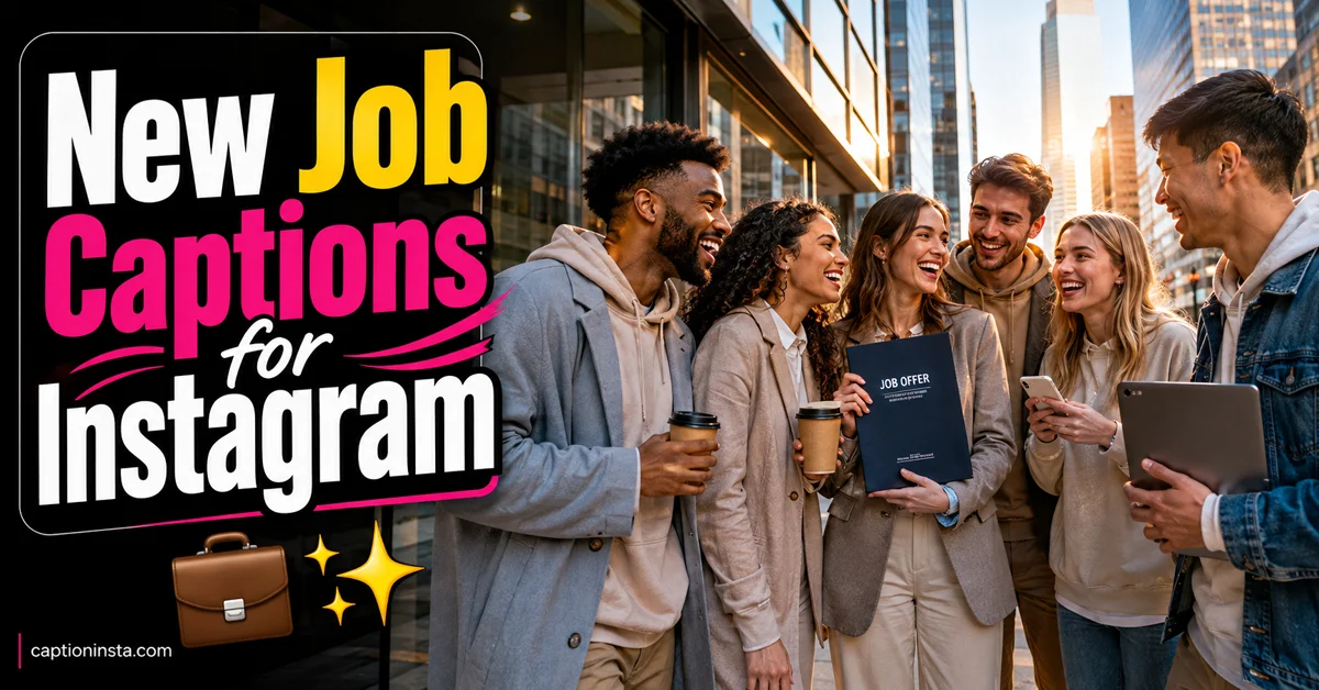 New Job Captions for Instagram